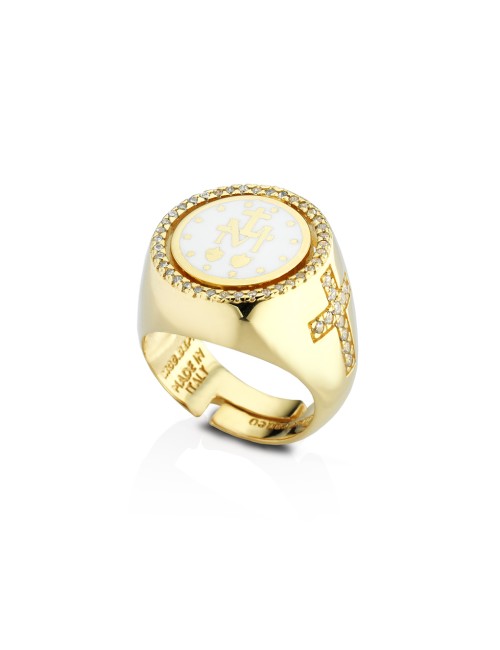 Anello Con Sigillo Da Uomo - Oro 10K | 5 Grammi - Foto 14