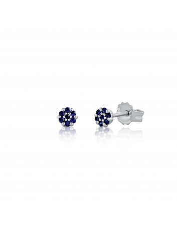 ORECCHINI FLOWERS ZAFFIRO BLU