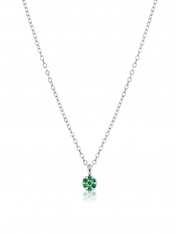 COLLANA FLOWERS SMERALDO