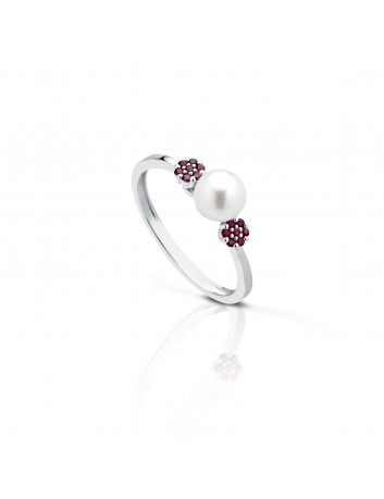 ANELLO PEARL RUBINO