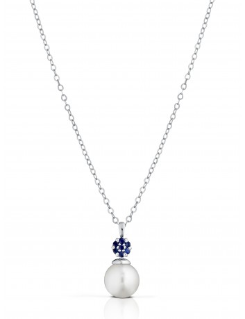 COLLANA PEARL ZAFFIRO BLU