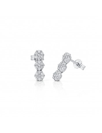 ORECCHINI FLOWERS DIAMANTE
