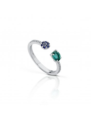 ANELLO STONE SMERALDO E...
