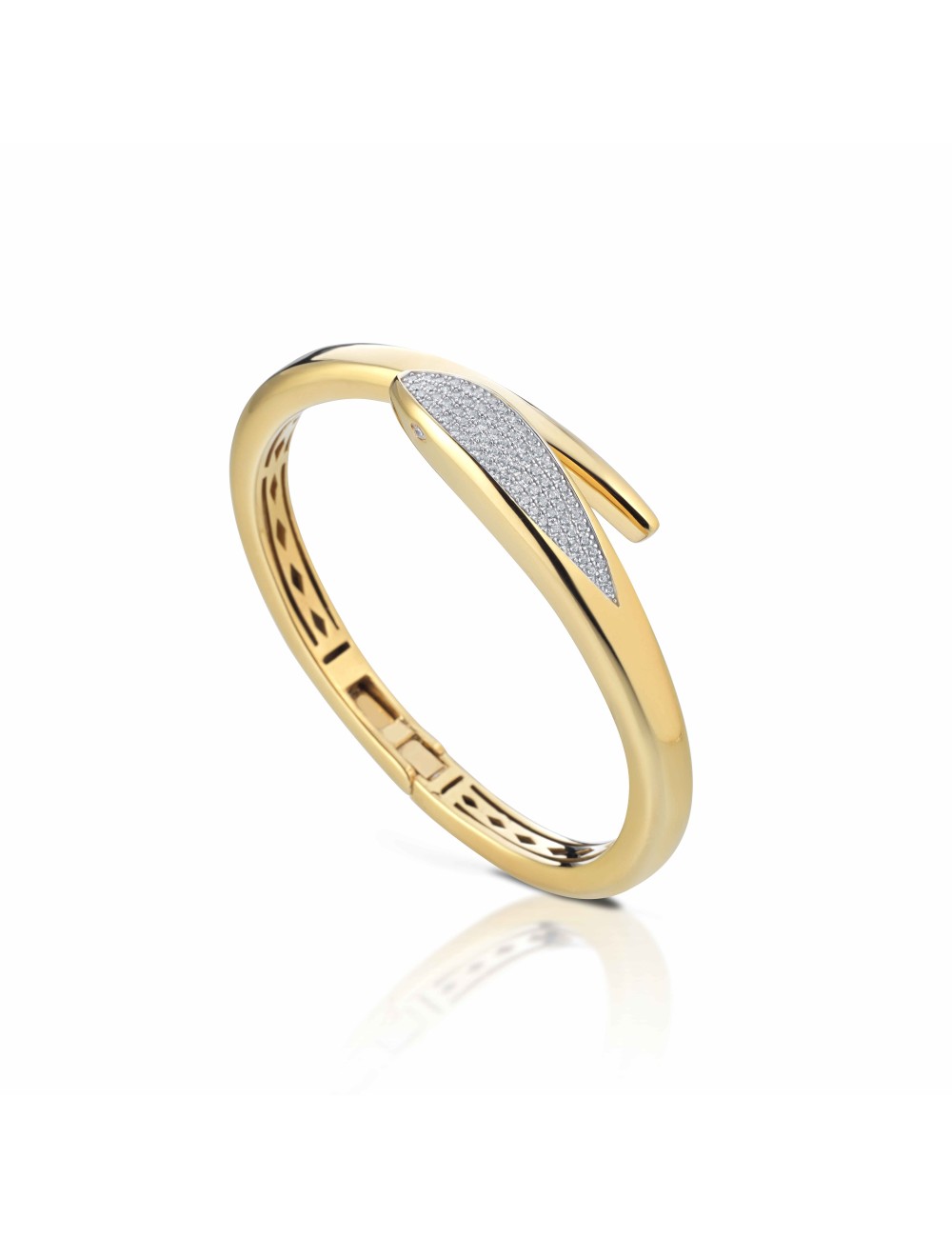 Bracciale Snake con zirconi